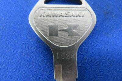 NOS Kawasaki, KEY,BLANK # 27008-1028 KE250 KLR250 KZ200 K400
