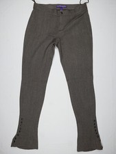 Ralph Lauren Purple Label Collection Pants USA Wool Brown Tweed RARE 4