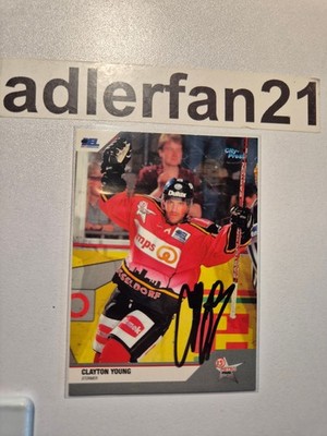 DEL 04-05 2004-2005 SIGNIERT Clayton Young DEG Düsseldorfer EG