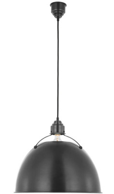 VISUAL COMFORT THOMAS O'BRIEN EUGENE LARGE PENDANT LIGHT FIXTURE BRONZE TOB-5000