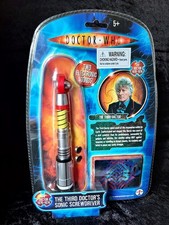 Doctor Who Classic 3rd Doctor's Sonic Screwdriver NEW ORIGINAL 2004 PACKAGING