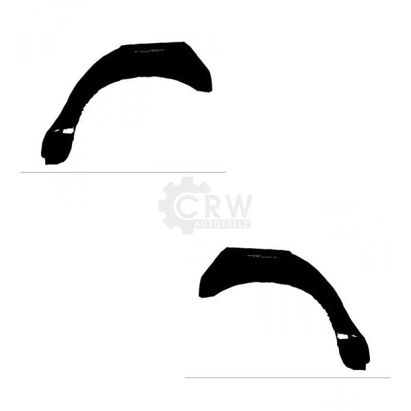 Reparaturblech Radlauf Seitenwand Hinten Set FüR BMW 5Er Touring Bj. 88-95-image