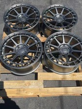 4pc Rota Recce 17x8 44 5x114.3 Wheels Rim Steel Gray 5x4.5 Open Box Sell As It