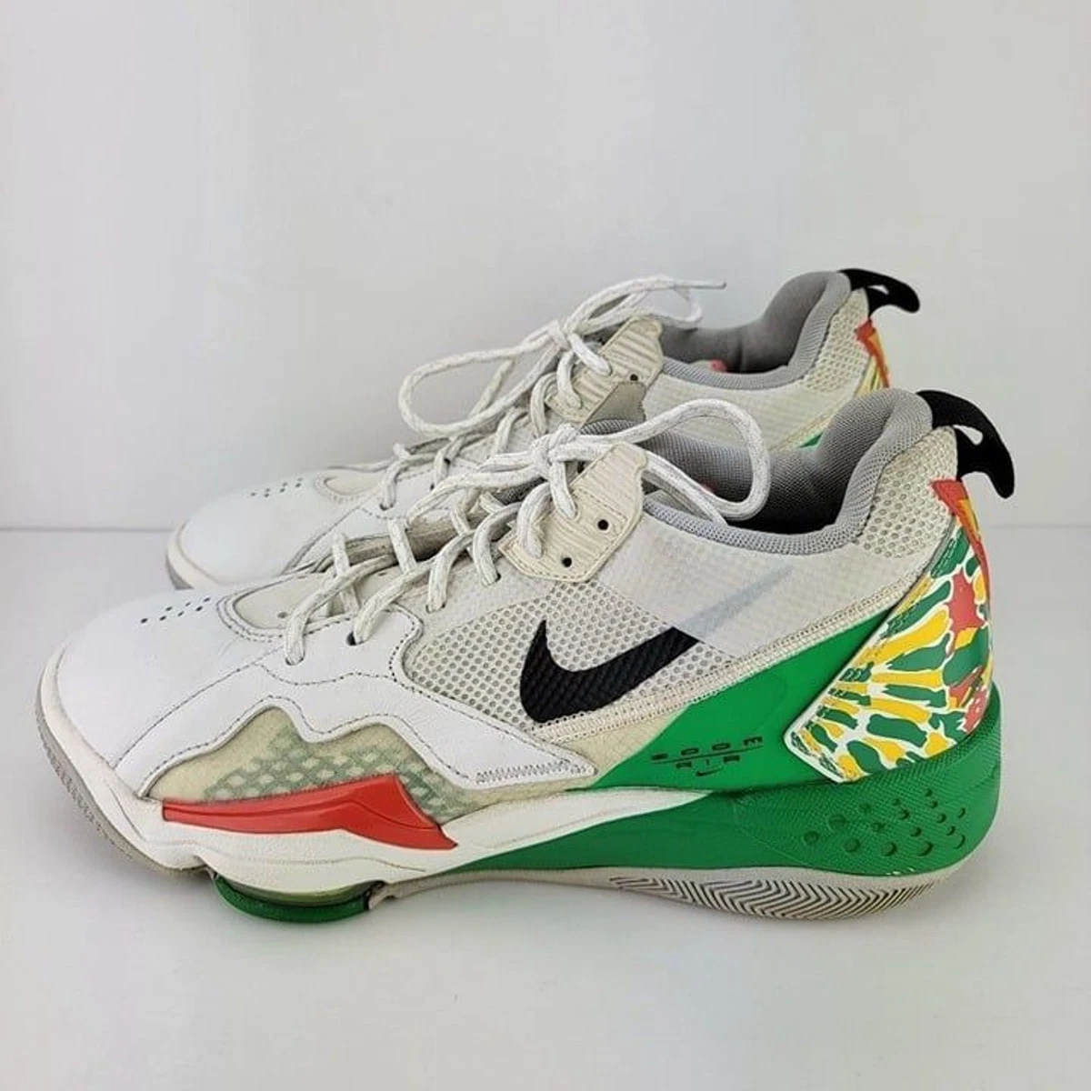 Preços baixos em Jordan Zoom '92 White Lucky Green Dark Sulfur | eBay