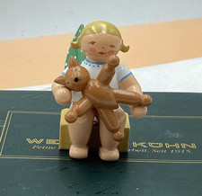 Wendt K&uuml;hn Kalender Figur Engel mit Teddy von 2017  * ohne Fehler *