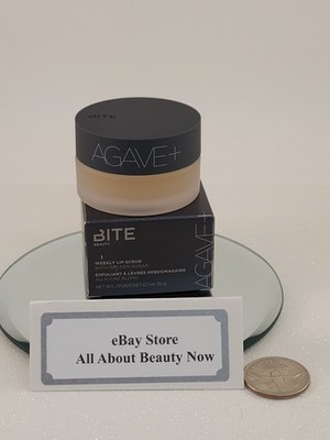 Bite Beauty Agave Weekly Lip Scrub With Golden Sugar Full Size 0.7 oz New In Box
