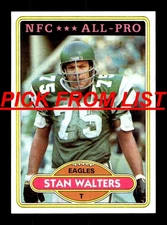 1980 Topps Football #2-264 EX-MT/NM Pick From List ALL PICTURED rr1