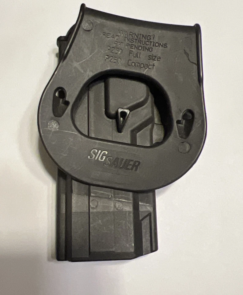 Nueva funda de paleta de polímero compacta Sig Sauer P320 P250 tamaño completo/transporte/polímero derecha Foto 2 de 2