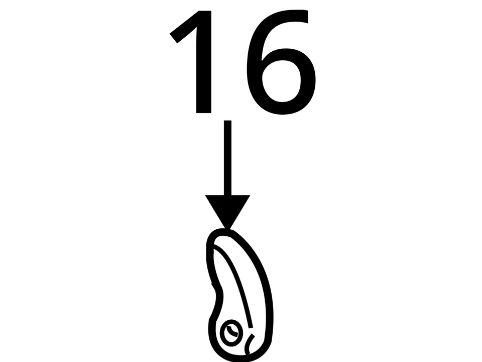 1995-2000 CHEVROLET GMC C2500 K2500 HANDLE P/SEAT BK CUSH LAT 12476774 -  NEW - Image 3 of 3