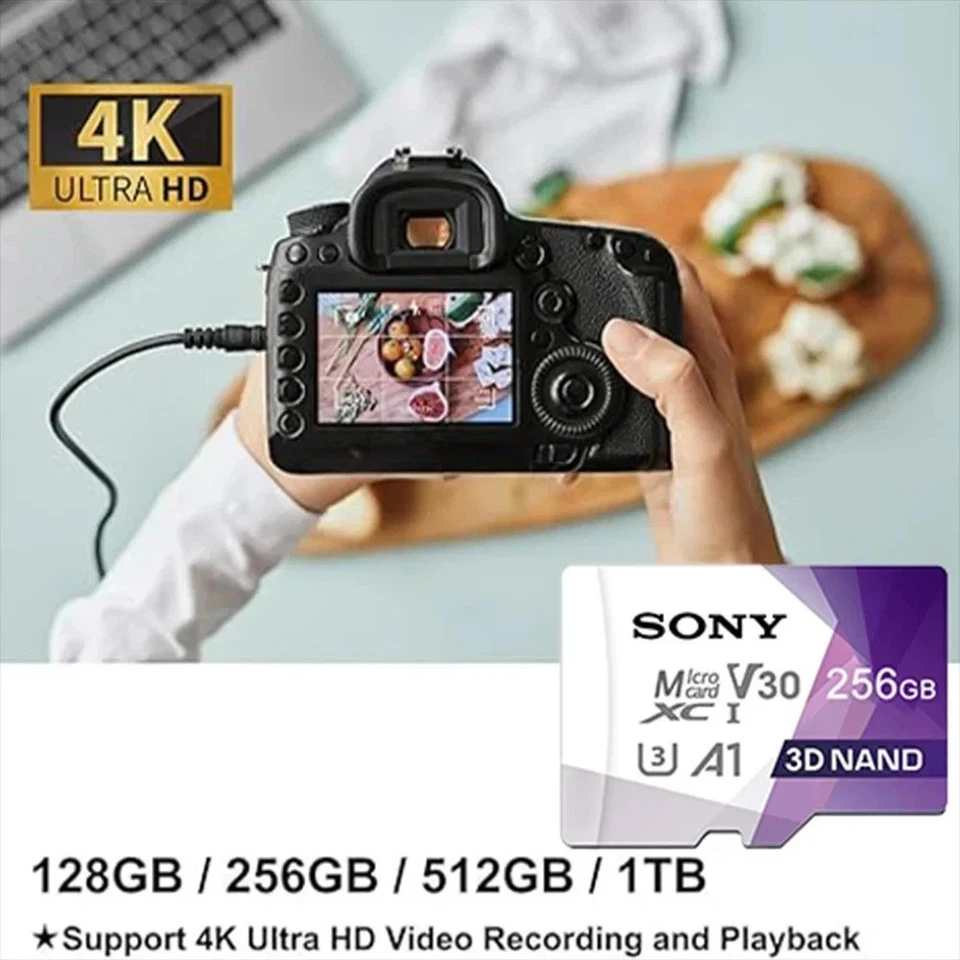 Extreme Micro SD Memory Card 2TB 1TB 512GB 256GB 128GB Micro TF High Speed Card - Image 2 of 4