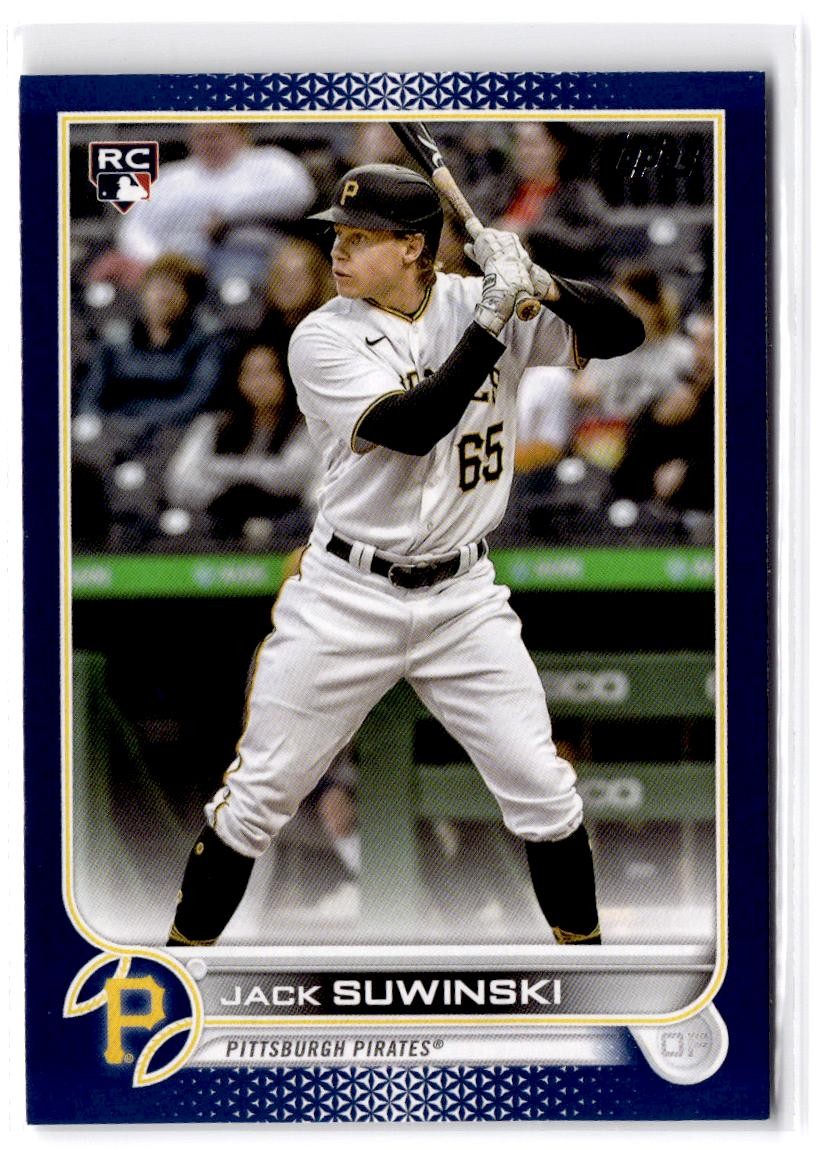 2022 Topps Update Jack Suwinski RC #US236 Royal Blue Pittsburgh Pirates