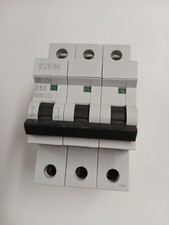EATON MEM MCB 50 Amp Pole 3 Phase Breaker Type D 50A D50 Memshield 2 MDL350 BILL