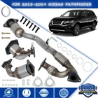 For Nissan Pathfinder 3.5L 2013-2019 All 3 Catalytic Converters with Flex Y-pipe