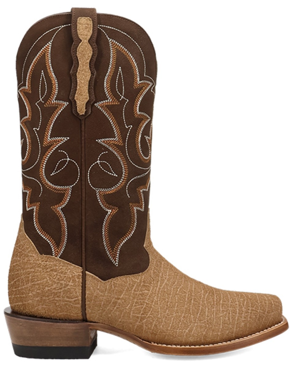Dan Post Men's Ironhide Hippopotamus Print Western Boot - Square