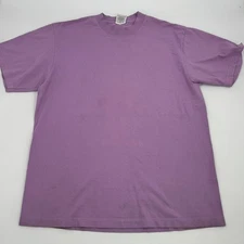 Shaka Wear Mens Large Purple T-Shirt Streetwear Essentials SuperMAXHeavy Cotton