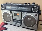 Vintage SANYO M9990 AM/FM Radio Stereo Cassette Boombox *Radio Tested & Works*