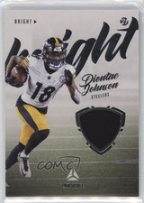 2021 Panini Luminance Bright Beginnings Relics Diontae Johnson #BB-DJ 19xh