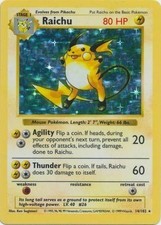 Raichu [Shadowless] #14 Prices | Pokemon Base Set | Pokemon Cards