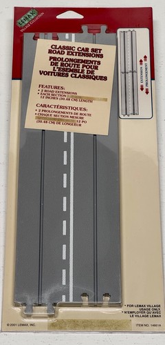 Lemax Village Collection Extension Track Straight 14611A RARE Retired 2001