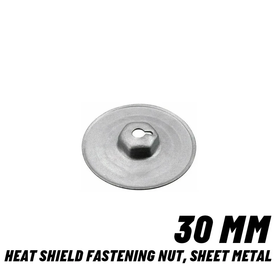 20x BMW Hex Head Heat Shield Press Stud Metal Washer 30mm Flange 07146949380 QTY - Image 3 of 4