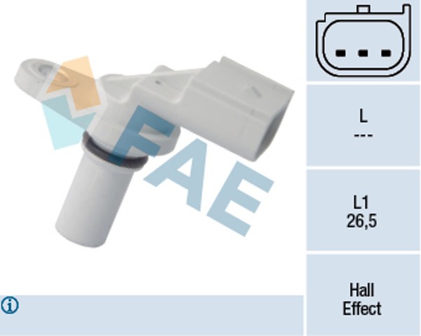 Nockenwellensensor Hallgeber ZüNdimpulsgeber FAE 79246 FüR DAW Connect Focus DBW-image