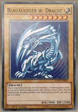 Blauäugiger Weißer Drache 1. Auflage SDK Artwork LDK2-DEK01 Yugioh deutsch Good