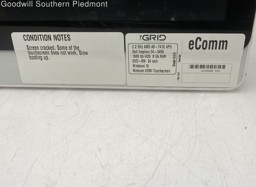 Dell Inspiron 24 3455 All-in-One AMD A8-7410 2.20GHz 8GB RAM 1TB HDD - Parts - Picture 3 of 7