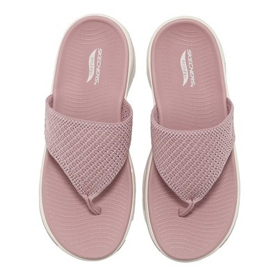 Skechers Go Walk Arch Fit 2.0 Sandal Mauve Women Flip-Flops Sandal