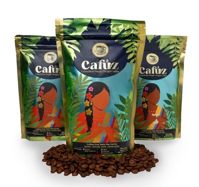 CAFUZ Single Origin Colombian Coffee   Whole Bean (12 oz) | Medium Roast