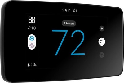 Sensi Touch 2 Smart Thermostat with Room Sensors Energy Saving Compatible Eas...