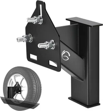  Stake Pocket Spare Tire Carrier Mount, 3-Nuts Design Trailer Bracket Heavy 