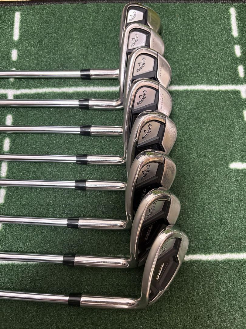 Callaway Rogue ST Max OS Iron Set 6-9,P,A,G/S Used, 8 Clubs Callaway Rogue ST Max OS Iron Set 6-9,P,A,G/S Used, 8 Clubs