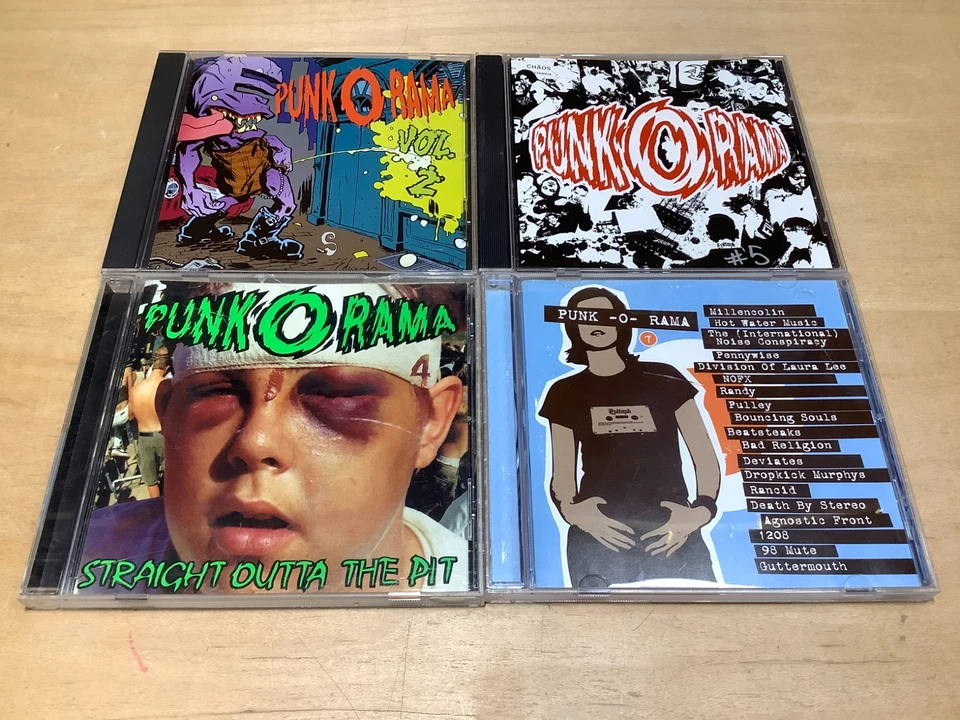 VANS WARPED TOUR / PUNK-O-RAMA / VANS OFF THE WALL / FAT MUSIC CD Lot of 12 Foto 4 de 4