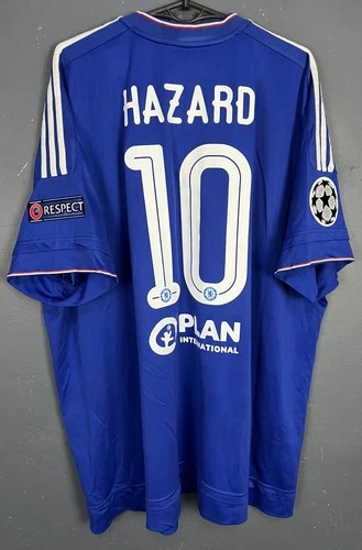 MEN'S FC CHELSEA 2015/2016 EDEN HAZARD #10 SOCCER FOOTBALL SHIRT JERSEY SIZE 3XL