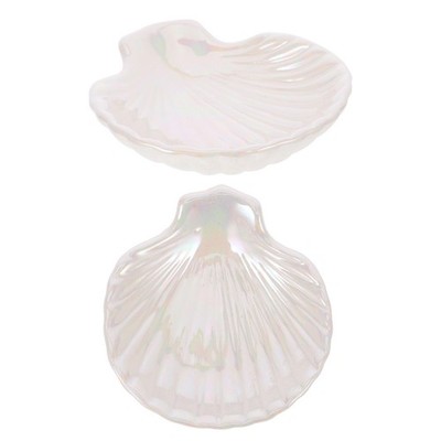 2 Pcs Schmuck Schale Dekorative Platte Küchenseifenschale Snacktablett