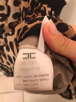 Top CELYN B. BELLISSIMO Imprimé Léopard - Taille 40, Manches Sans, Occasion Très Bon état