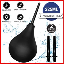 Male Anal Vaginal Bulb Douche Enema Rectal Colonic Irrigation Syringe Cleaner