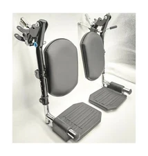 Wheelchair Elevating Legrests with Padded Calf Pads, Composite Footplates, Fi...