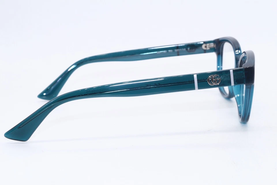 NUEVAS GAFAS GUCCI GG 1115O 003 AZUL CLARO PLATA MONTURAS AUTÉNTICAS 53-17 Foto 3 de 3