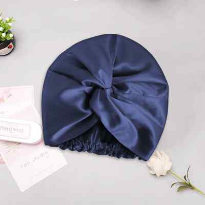 100% Mulberry Silk Hat Headband Double layered 19 Momme Sleeping Hat