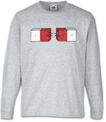 Impossible Love Kinder Langarm T-Shirt Magnete Fun Physik Physiker Physiklehrer