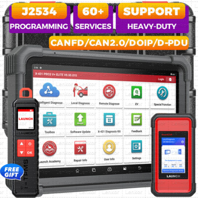 2025 LAUNCH X431 PRO3 V+ ELITE PRO5 Car Diagnostic Tool J2534 Programming Coding