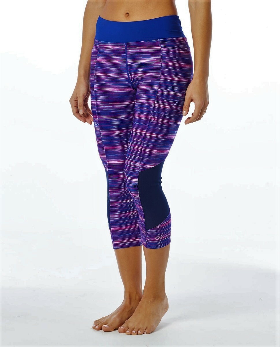 FILA NUOVI pantaloni Tyr Makai Capri Cipro sport acquatici allenamento collant canottaggio pagaia kayak