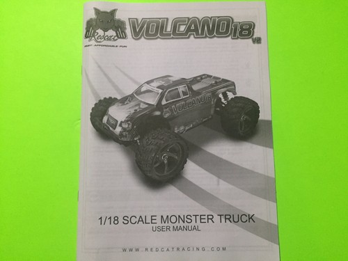 REDCAT RACING VOLCANO 18 V2 OWNERS 