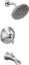 Moen TS2203EP Doux Posi-Temp Pressure Balancing Tub and Eco Shower Trim Chrome