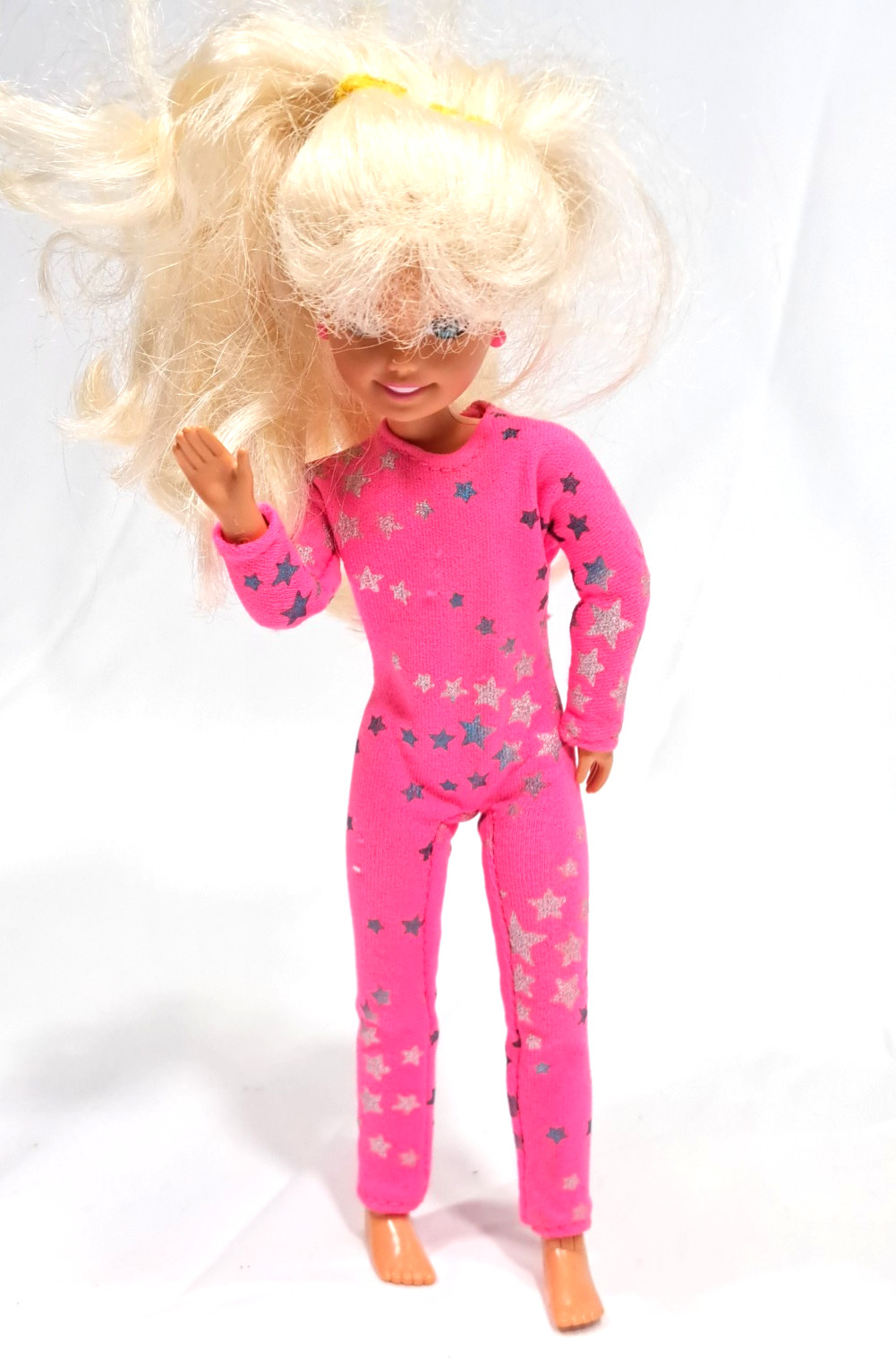 Vintage Mattel Stacie Doll Barbie Little Sister Pink Star Pajamas 1991 1995