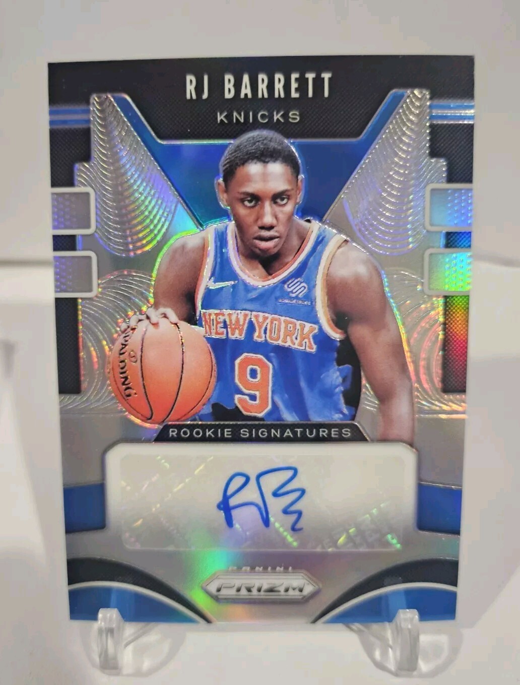 2019-20 Panini Prizm RJ Barrett Rookie Signatures Silver Prizm Auto SP! 🔥💎