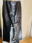 Sherrer Paris Leather Black Women’s Pants Size 44 Lambskin Authentic Soft — photo 3