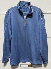Nike Golf 1/4 Zip Jacket Pull Over Dri-Fit Blue Medium