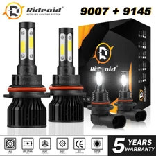 LED Headlight Bulbs 9007 +  9145 Fog Light for Ford 1999-03 F-150 2002-04 F-250